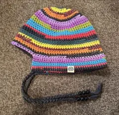 SOL Hand-knitted Border Hat - メルカリ
