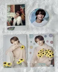 FANTASTICS SUNFLOWER ファンパ フォトカ 缶バッジ 中島颯太