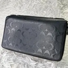 COACH ダブル ジップ トラベル オーガナイザー・シグネチャー