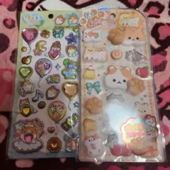 もちプニューステッカー 肉球スクイーズ クラックス ハムスター ぷくキラ