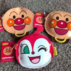 未使用　アンパンマン　ドキンちゃん　コインパース3点セット