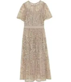 エンブロイダリーレースドレス