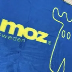 MOZ フリースブランケット 青 膝掛け 毛布 ブルー 新品