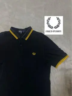 【大人気】 フレッドペリーブラック×イエローイングランド製M3600ポロシャツ