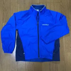 montbell キッズ ジャケット ブルー　140cm モンベルのサムネイル