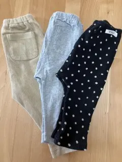 UNIQLO他/80㎝ベビーパンツ3枚セット