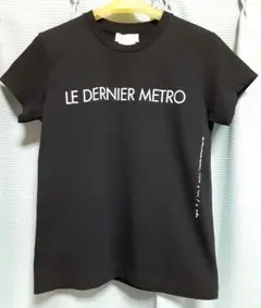 【美品】アニエスベー 黒 ロゴTシャツ レディース 日本製 M