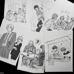 サカモトデイズ 台湾 小説特典 イラストカード 6枚セット