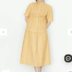 組曲　イエロー　エンブロイダリーワンピース　美品　レース