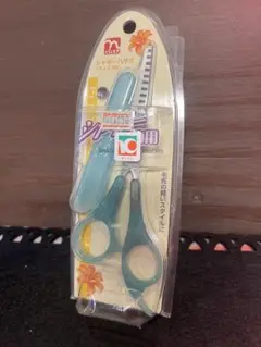 未使用良く切れる貝印理容用シャギーハサミ(キャップ付)¥1836オークワ購入品