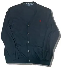 美品　Polo Ralph Lauren BLACK カーディガン XXL