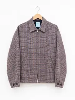 B:MING by BEAMS チェック柄 ジップアップ ブルゾン Mのサムネイル