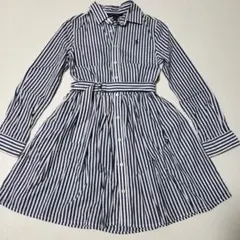 Polo Ralph Lauren ストライプ シャツワンピース サイズ140