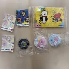 くら寿司 BT21 BTS ステッカー 缶バッジ ノベルティ グッズ