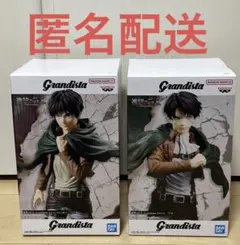 進撃の巨人リヴァイ＆エレン Grandistaフィギュアセット - メルカリ