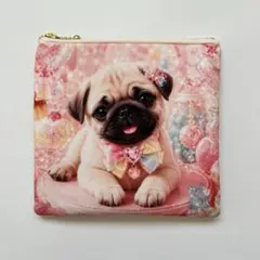 1000円均一 両面フラットポーチ チワワちゃん - メルカリ