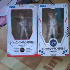 エヴァンゲリオン アスカ フィギュア セット未開封一体だと2400円です。