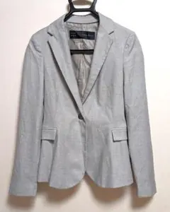 ZARA BASIC　レディースジャケット　グレー　サイズ38のサムネイル