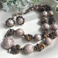 FABRICE ファブリス　ヴィンテージネックレス イヤリング