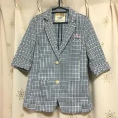 リズリサドール　チェック　ジャケット