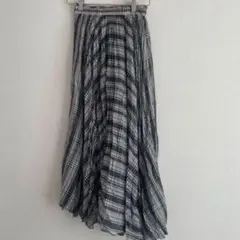 Ballsey チェック柄フレアスカート M