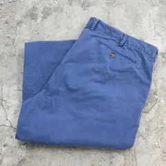 S*O様 ポロラルフローレン　チノパン　ボトムス　古着　ブルー　青　W41