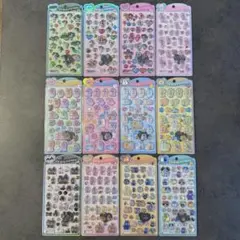 【正規品】うるちゅるポップシール おぱんちゅううさぎ モンチッチ パワパフ12点