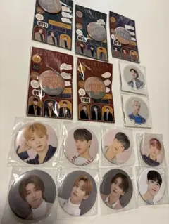 SEVENTEEN セブチ　BIG 缶バッジ　47個　まとめて　引退品 SEVENTEEN セブチ BIG 缶バッジ 47個 まとめて 引退品 SHIPS（シップス