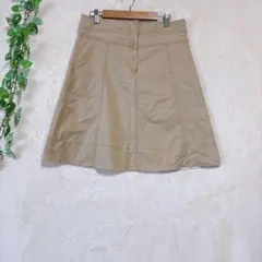 a1148 GAP ギャップ 台形スカート Aライン ミニスカート ベージュ 4