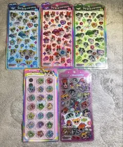 ★24時間以内発送 パワーパフガールズ うるちゅる おはじきシールなど セット★