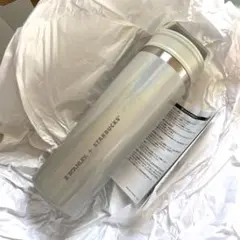 STARBUCKSステンレスボトルSTANLEYパールホワイトギフトバック付