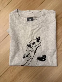 New Balance 大谷翔平 Tシャツ シグネチャーロゴ ニューバランス 灰