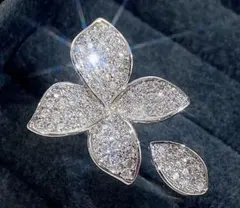 バタフライ チョウ パピヨン 蝶々 リング 結婚式 パーティー デート 花 葉