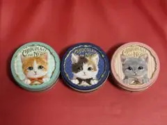 モロゾフ CHOCOLAT na Neko 空き缶3個セット
