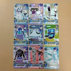 アイカツカード 　ホワイトサイバー　イケナイ刑事　霧矢あおい　9枚　まとめ売り