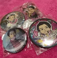 澤本夏輝★クリアチャーム★缶バッジ3個★