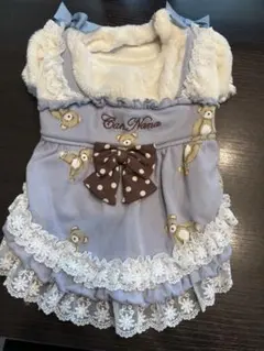 ひよこ様ご専用きゃんナナクマ柄ワンピL