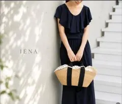 IENA フリルデザイン オールインワン ネイビーのサムネイル