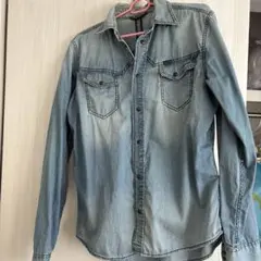 DIESEL デニムシャツ 長袖 ライトブルー