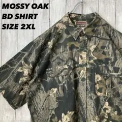 MOSSY OAK 総柄リアルツリープリントBDシャツ　サイズ2XLアメリカ古着
