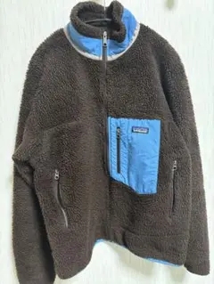 パタゴニア レトロX ジャケット M 茶 青 Patagonia フリース