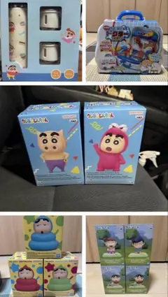 メルカリのみ出品】クレヨンしんちゃん カプセルトイなど グッズ90点