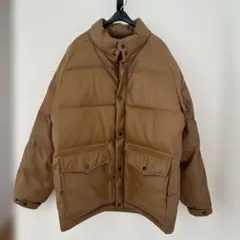 メンズ　ブラウン ダウンジャケット Lサイズ　大きめ