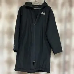 UNDER ARMOUR ベンチコート ブラック YXL 160 - メルカリ