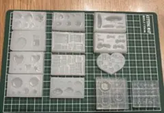 新品、未使用★シリコンモールド13種★