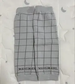 MARLMARL ベビーレッグウォーマー グレー チェック