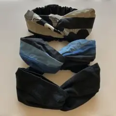 ターバン　ハンドメイド　3個セット