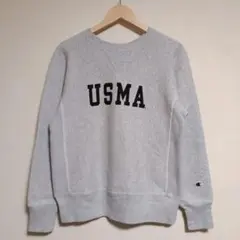 BEAMS　USMA リバースウィーブスウェット 前V　別注