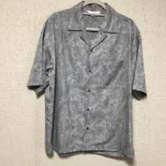 WYM LIDNM ペイズリー柄 開襟シャツ 半袖