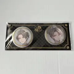 にじさんじ　加賀美ハヤト　箔押し缶バッジセット　トランプモチーフ